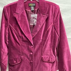 Ladies velvet jacket